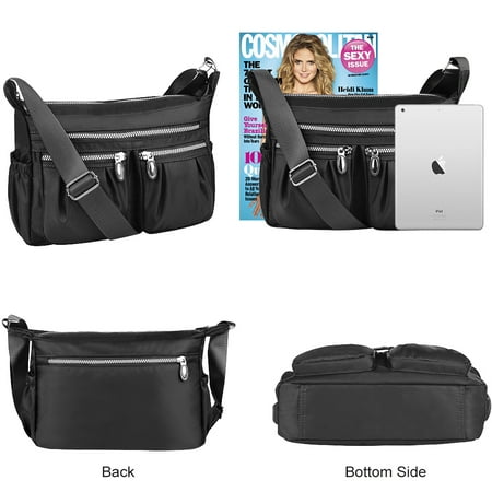 Women Pick In Tea Leaves Messenger Bag Crossbody Bag Large Durable Shoulder School Or Business Bag Oxford Fabric For Mens Womens